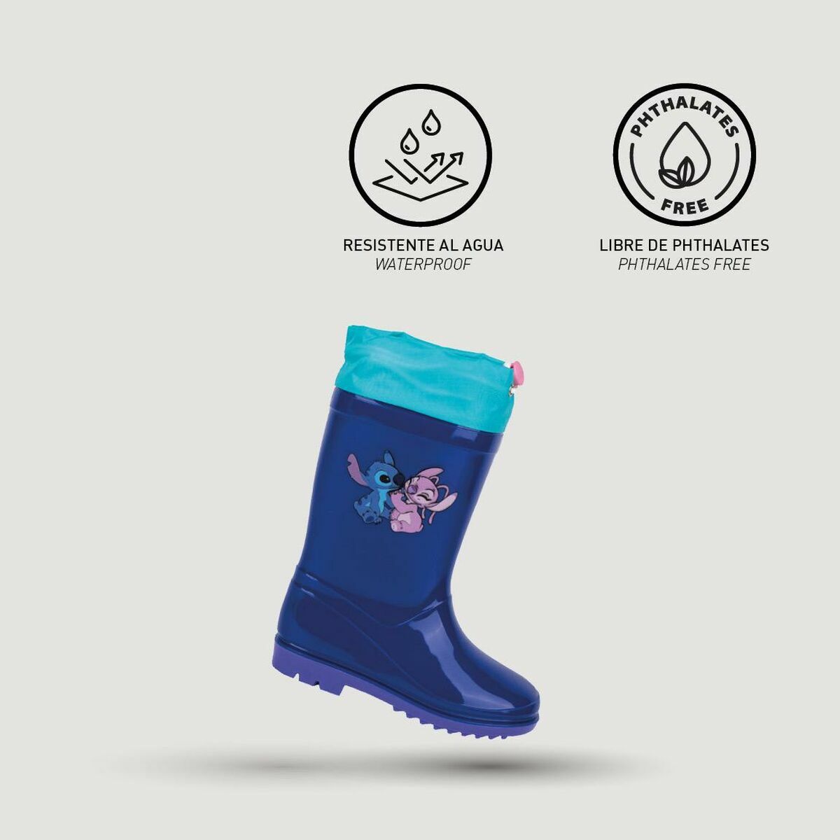 Dětské boty do vody Stitch Modrý